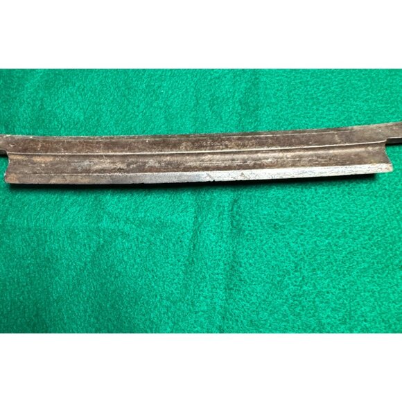 Vintage Ohio Tool Co 9" Draw Knife Woodworking Tool Wooden Handles Steel Blade - Picture 3 of 7